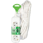 Удлинитель электрический ЭРА UDL-16-3100-E Greenline 3 розетки с заземлением 10м ПВС 3x1мм2
