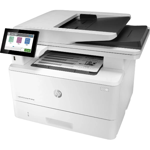 МФУ лазерное HP LaserJet Enterprise M430f (3PZ55A), A4, ч/б, печ. до 40 стр/мин., скан. до 29 стр/мин., 1200 x 1200 dpi (печать) 600x600dpi (скан), USB, RJ-45, Air Print, Mopria