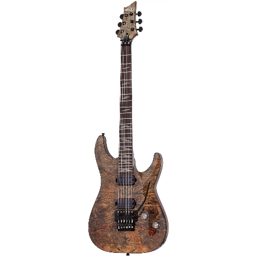 Электрогитара SCHECTER OMEN ELITE-6 FR CHAR - электрогитара 6-струнная, Charcoal (CHAR) - древесный