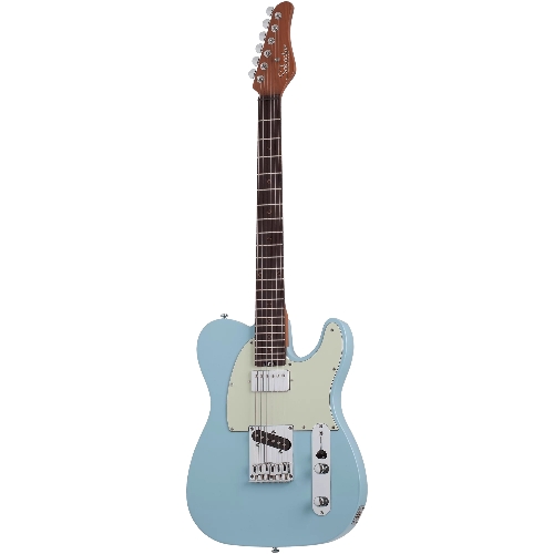 Электрогитара SCHECTER NICK JOHNSTON PT A.FROST - электрогитара 6-струнная. 22 лада, корпус: ольха, гриф: запеченый клен, накладка: черное дерево, на болтах, звукосниматели: Schecter Diamond Nick Johnston Single Coil и Diamond PT-S, громкость/тон (Push-P