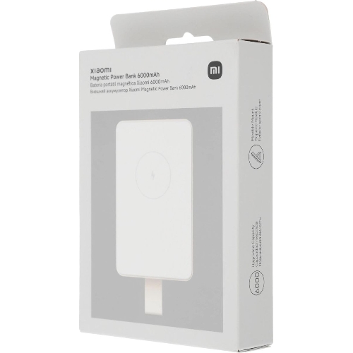 Портативный аккумулятор Xiaomi Magnetic Power Bank 6000mAh GL WPB0620MI бежевый (BHR9074GL)