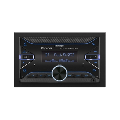 Автомагнитола Prology MPR-100, 2 DIN, Bluetooth, USB Type-A, AUX, пульт ДУ