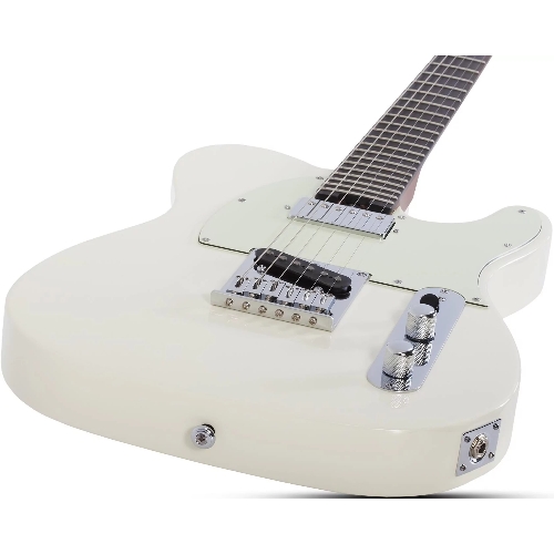 Электрогитара SCHECTER NICK JOHNSTON PT A.SNOW - электрогитара 6-струнная. 22 лада, корпус: ольха, гриф: запеченый клен, накладка: черное дерево, на болтах, звукосниматели: Schecter Diamond Nick Johnston Single Coil и Diamond PT-S, громкость/тон (Push-Pu