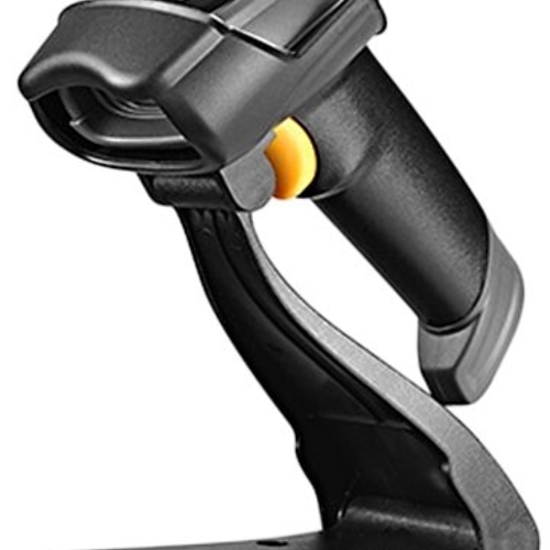 Сканер штрих-кода ручной Mindeo MD6600-HD_stand 2D имидж, проводной, подставка в комплекте, 100 скан/сек, USB, серый