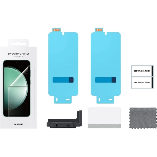 Защитная пленка для экрана Samsung прозрачный для Samsung Galaxy S23 FE прозрачный 2шт. (EF-US711CTEGRU)