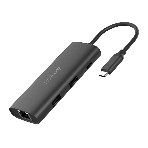 Разветвитель USB-C A4Tech DST-80C 2порт. серый