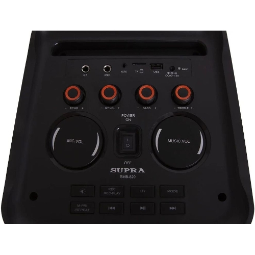 Минисистема SUPRA SMB-820 черный 550Вт FM USB BT SD