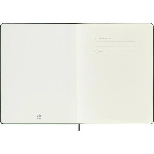 Блокнот Moleskine CLASSIC QP093K15 XLarge 190х250 мм 192 стр. пунктир твердая обложка зеленый
