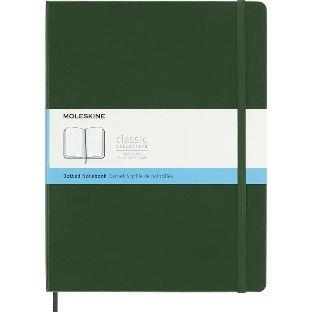 Блокнот Moleskine CLASSIC QP093K15 XLarge 190х250 мм 192 стр. пунктир твердая обложка зеленый