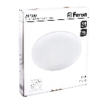Светильник светодиодный Feron ДВО-34w 4000К 3400Лм slim белый с регулируемым монтажным диаметром (до 210мм)