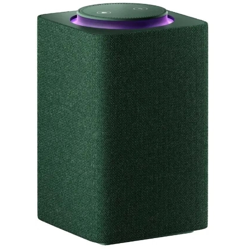 Умная колонка Яндекс Станция Макс, 65Вт, 1 динамик, часы, Алиса, Wi-Fi, Bluetooth 5.0, Zigbee, зеленый