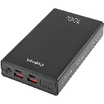 Портативный аккумулятор Digma DGPD100WA 20000mAh QC3.0/PD3.0 100W 5A 2xUSB-A/2xUSB-C черный
