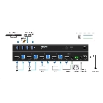Коммутатор Infobit iSwitch 401HK 4K60 HDMI 4x1 KVM Switcher