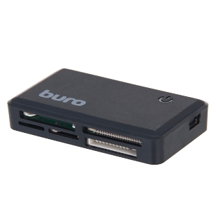 Кард-ридер USB 2.0 Buro BU-CR-151 черный