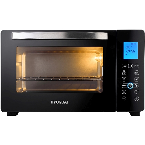 Мини-печь Hyundai MIO-HY096 28 л, 1600 Вт, черный