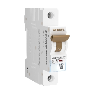 Автоматический выключатель Werkel 1P 20 A C 4,5 kА W901P204