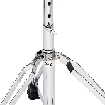Стул для барабанщика STAGG DT-32 CR высота 50-63 см, 5 ступеней, диаметр сиденья 320 мм, стальная ось с резьбой и фиксатором, максимальная статичная нагрузка 150 кг, вес 3,1 кг, покрытие черный винил, отделка хром