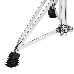 Стул для барабанщика STAGG DT-32 CR высота 50-63 см, 5 ступеней, диаметр сиденья 320 мм, стальная ось с резьбой и фиксатором, максимальная статичная нагрузка 150 кг, вес 3,1 кг, покрытие черный винил, отделка хром