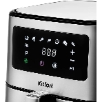 Аэрогриль Kitfort KT-2228 серебристый, 1700 Вт, 5.5 л, сенсор, 9 программ