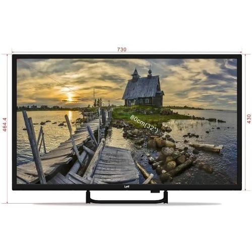 Телевизор LEFF 32" 32H240S черный LED HD 60Hz