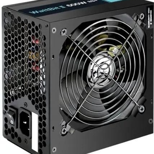 Блок питания ZALMAN Wattbit II 600W, 600Вт, 120мм, немодульный, черный