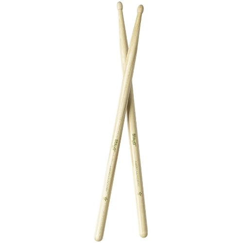 Барабанные палочки STAGG SHV2B деревянные, American Hickory 2B, материал орех, 2 шт., подобранная пара по весу, цвету и звучанию, размеры (в упаковке) 400х20х20 мм, вес (в упаковке) 0,1 кг
