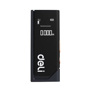 Лазерный дальномер Deli DL331150 Home Series черный; диапазон измерений 0,05~50м, точность измерения ±3мм, 370 мА·ч, OLED дисплей, Type-C, вес 48 грамм, эксклюзивный дизайн