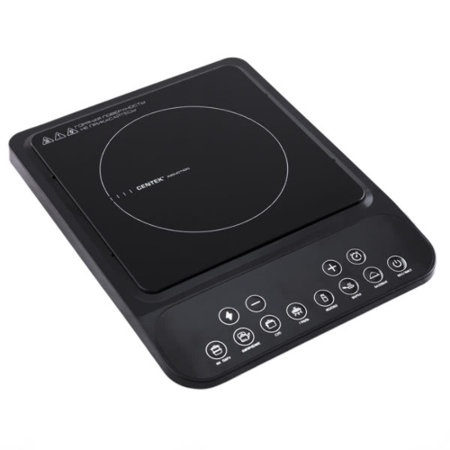 Плита настольная электрическая Centek CT-1517 черный, 2 кВт, индукция, конфорки - 1, стеклокерамика, сенсор
