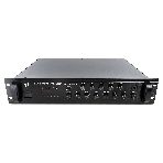Микшер-усилитель Intrend ITMXAMP-350MTZ зональный, 5 зон. MP3, FM-тюнер, USB, Bluetooth, 3хMic/2хLine входы, 1хLine выход, 350 Вт, 4-16 Ом/100V, IR-пульт в комплекте