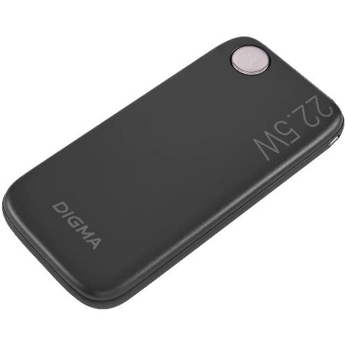 Портативный аккумулятор Digma DGPF10B 10000mAh QC3.0/PD3.0 22.5W 3A USB-A/USB-C черный