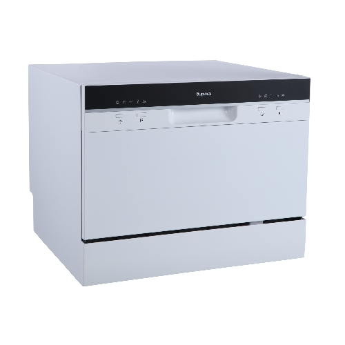 Посудомоечная машина Бирюса DWC-506/5 W, белый, 55 см, 6 компл., 49 дБ, класс A+