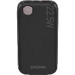 Портативный аккумулятор Digma DGPF10B 10000mAh QC3.0/PD3.0 22.5W 3A USB-A/USB-C черный