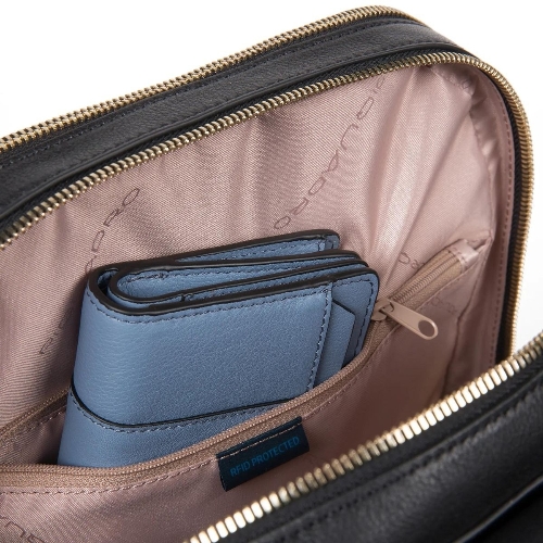 Рюкзак женский Piquadro Circle CA5566W92/N черный натур.кожа