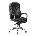 Кресло Бюрократ T-9950/BLACK черный, кожа