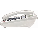Телефон проводной Ritmix RT-550 белый/серый
