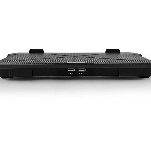 Подставка для ноутбука Buro 15"335x265x22мм 74.35дБ 1xUSB 2x 140ммFAN 480г металлическая сетка/пластик черный