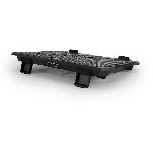 Подставка для ноутбука Buro 15"335x265x22мм 74.35дБ 1xUSB 2x 140ммFAN 480г металлическая сетка/пластик черный