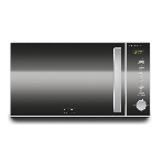 Микроволновая печь CASO M 20 Electronic зеркальный/серебристый, 20 л, 800 Вт, переключатели - кнопки, поворотный механизм