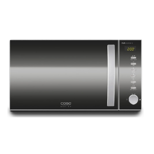 Микроволновая печь CASO M 20 Electronic зеркальный/серебристый, 20 л, 800 Вт, переключатели - кнопки, поворотный механизм