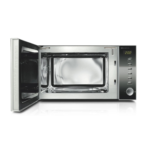 Микроволновая печь CASO M 20 Electronic зеркальный/серебристый, 20 л, 800 Вт, переключатели - кнопки, поворотный механизм