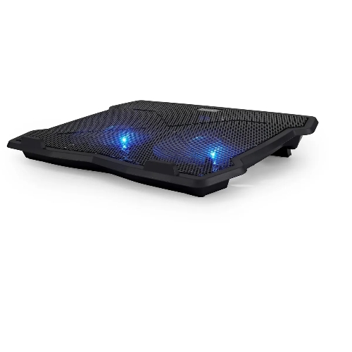 Подставка для ноутбука Buro 15"335x265x22мм 74.35дБ 1xUSB 2x 140ммFAN 480г металлическая сетка/пластик черный