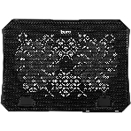 Подставка для ноутбука Buro 15"335x265x22мм 74.35дБ 1xUSB 2x 140ммFAN 480г металлическая сетка/пластик черный
