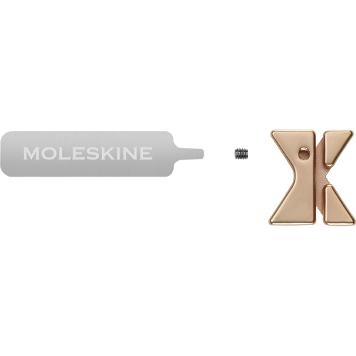 Шильд-символ Moleskine Zodiac Весы, металл, золотистый, коробка с европодвесом, PINLIBRAGOLD