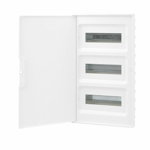 Щиток встраиваемый FRAME DKC F36B1WW 36мод. с бел. дверцей с 4 шинами PEN (2шт на 8 отверст. и 2шт на 10 отверст.) белый