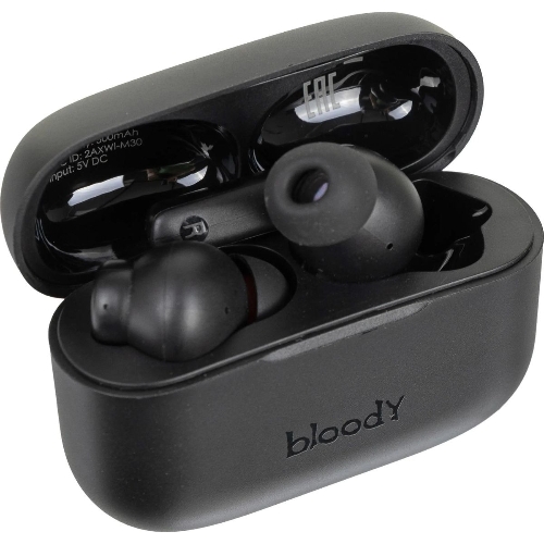 Наушники TWS A4Tech Bloody M30 черный, внутриканальные, Bluetooth