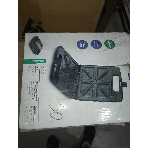 (Б/У) Сандвич мейкер ZELMER ZSM7400 BLACK [Cм.описание!]