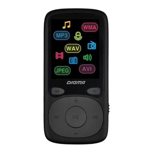 Плеер Hi-Fi Flash Digma B4 8Gb черный/1.8"/FM/microSDHC