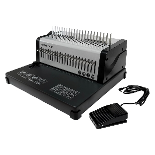 Переплетчик Office Kit B2130E A4/перф.35л.сшив/макс.500л./пластик.пруж. (6-51мм)/электр.