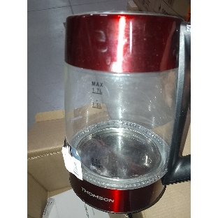 (Б/У) Чайник THOMSON GLASS K20ES-2001 1.7L RED [Cм.описание!]