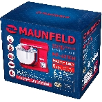 Миксер Maunfeld MF-431CH красный, стационарный, 1000 Вт, 5 л, 6 скоростей